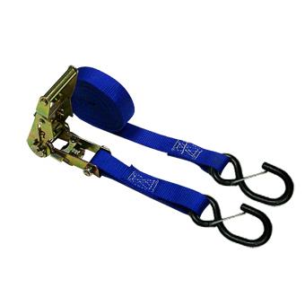 1&quot; x 12' Straps with Coated S Hook + Keeper