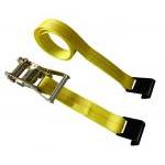 2&quot; Ratchet Straps, W/ Black Flat Hook