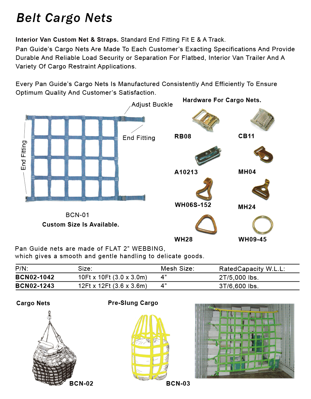 Belt Cargo Nets